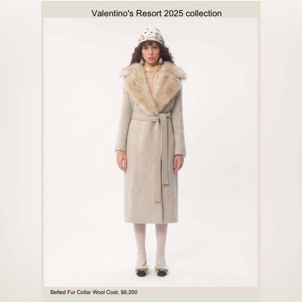 ZARA FAUX FUR COLLAR COAT ZW COLLECTION